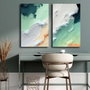 Wallity Set de 2 Cuadros Decorativos sobre Lienzo 45 x 70 cm
